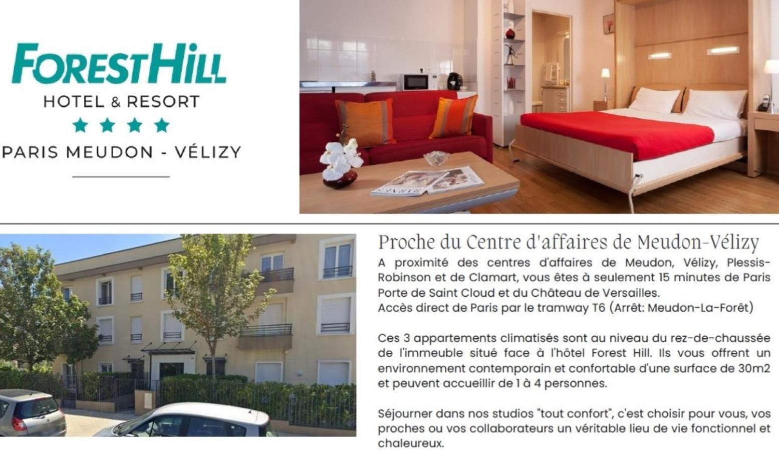 Hotel Forest Hill Meudon Velizy Exteriör bild